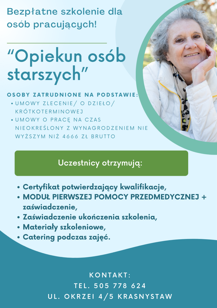 Miniaturka artykułu Bezpłatne szkolenie dla osób pracujących